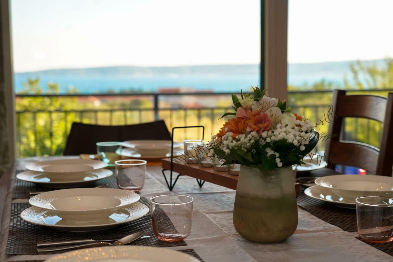 Home Away From Home With Outdoor Pool, Botanical Garden And A Beautiful Sea View Kastela Ngoại thất bức ảnh